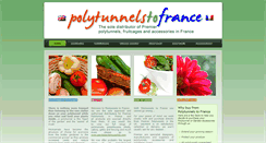 Desktop Screenshot of polytunnelstofrance.com